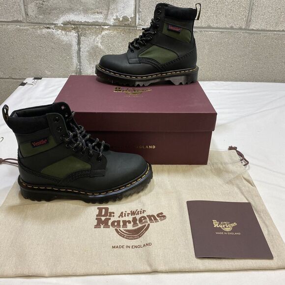 Dr. Martens Boots Men 5 Women 6 Pascal 1460 Leather Textile Padded England NIB - Picture 4 of 12